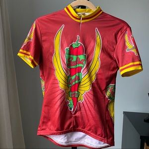 Salsa Cycle Ride & Smile| Womens Cycle Shirt//Medium